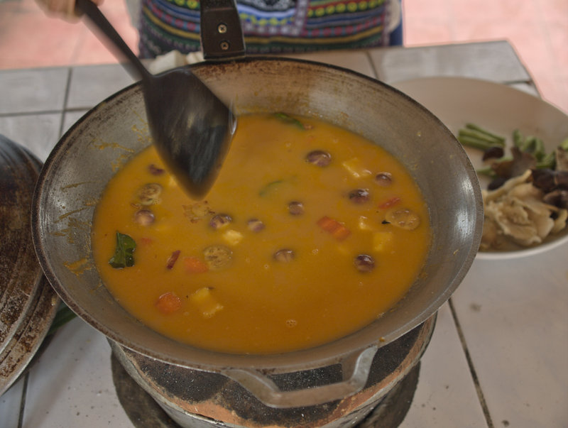 Luang Prabang, Cooking Class, Coconut milk
        soup